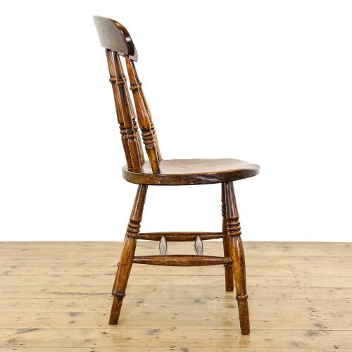 fig 3. Set of Six Similar Antique Ash and Elm Penny Chairs