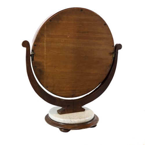 fig 3. Antique Victorian Dressing Table Mirror with Marble Base