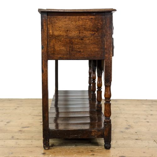 fig 1. Antique South Wales Oak Dresser Base