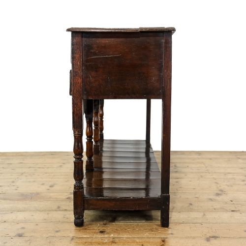 fig 3. Antique South Wales Oak Dresser Base