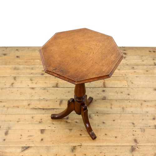 fig 3. Antique Mahogany and Oak Tripod Table