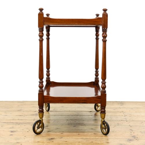 fig 1. Antique Mahogany Drinks Trolley
