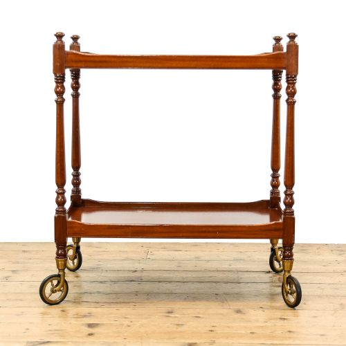 fig 2. Antique Mahogany Drinks Trolley