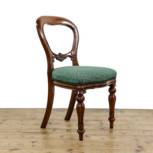 fig 2. Set of Four Victorian Mahogany Balloon Back Dining Chairs