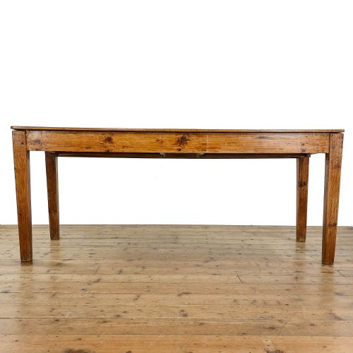 fig 3. Antique Pine Table with Drawers
