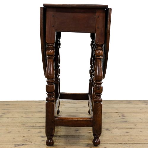 fig 2. Antique Oak Gate Leg Table