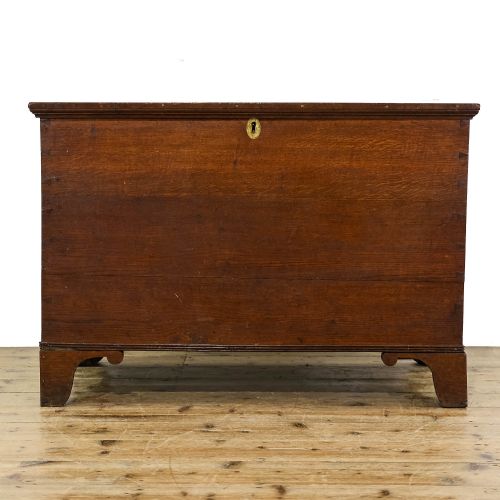 fig 1. Antique 19th Century Oak Coffer