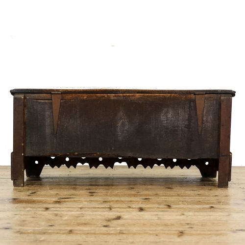 fig 3. Antique 18th Century Oak Coffer