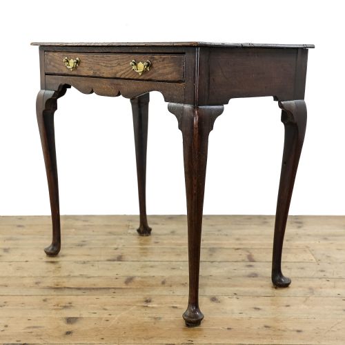 fig 1. Antique 18th Century Oak Side Table