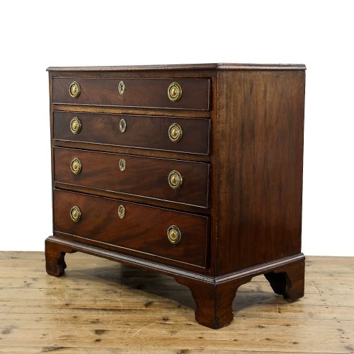 fig 1. Antique 19th Century Mahogany Chest of Drawers