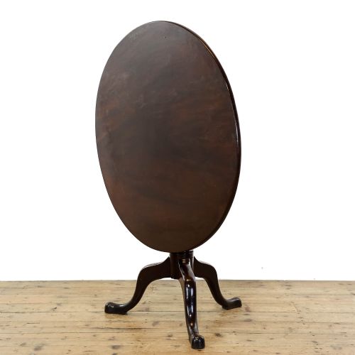Antique Georgian Mahogany Tilt Top Table