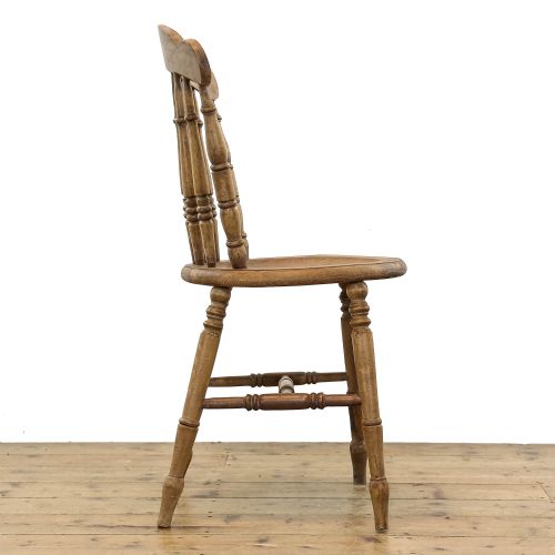 fig 3. Set of Three Antique Ash and Elm Penny Chairs