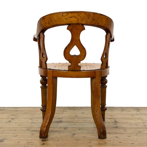 fig 3. Antique Oak Captains Armchair