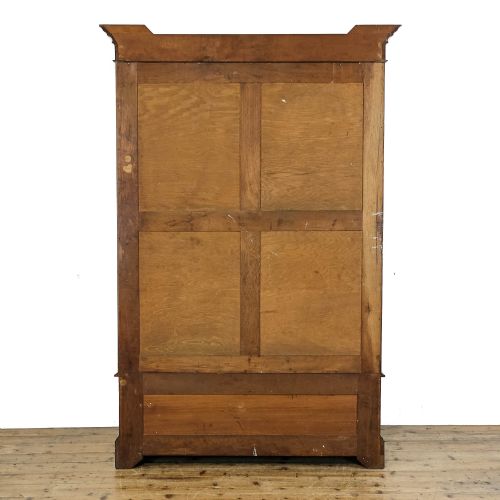 fig 2. Antique Edwardian Mahogany Mirror Wardrobe 
