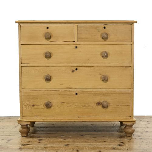 Antique Victorian Pine Chest of Drawers
