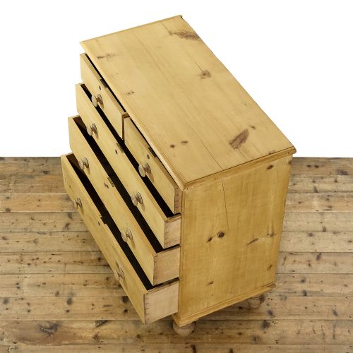 fig 3. Antique Victorian Pine Chest of Drawers