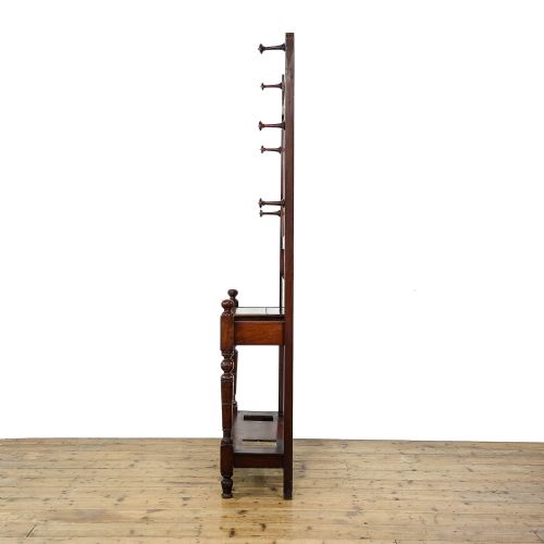 fig 2. Antique 19th Century Mahogany Hall Stand