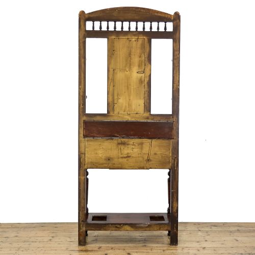 fig 3. Antique 19th Century Mahogany Hall Stand