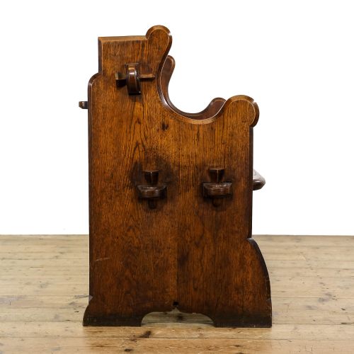 fig 2. Antique Oak Church Pew