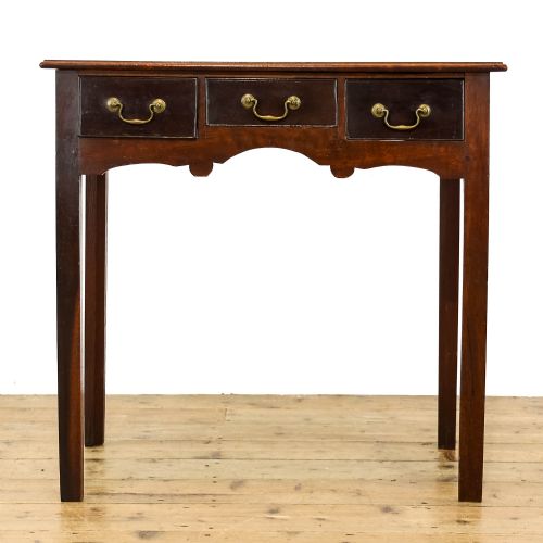 fig 1. Antique Georgian Mahogany Lowboy Table