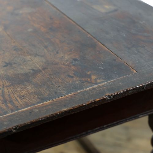ANTIQUE JACOBEAN STYLE OAK SIDE TABLE - ADDITIONAL PHOTO 6