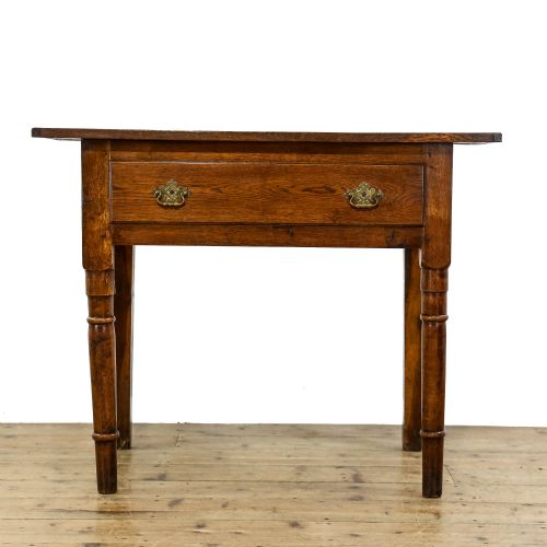 Antique Oak Side Table 
