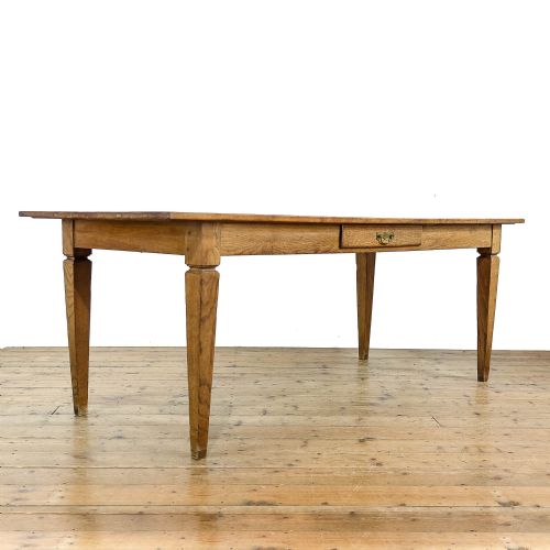 Antique French Oak Dining Table
