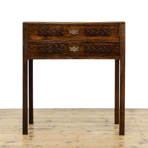 Antique 20th Century Oak Side Table