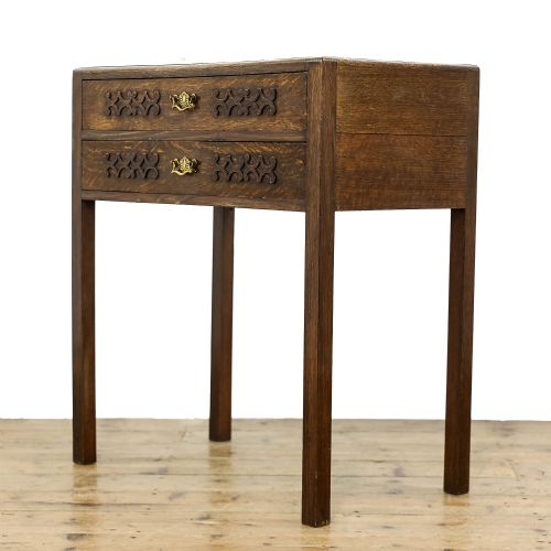 fig 2. Antique 20th Century Oak Side Table