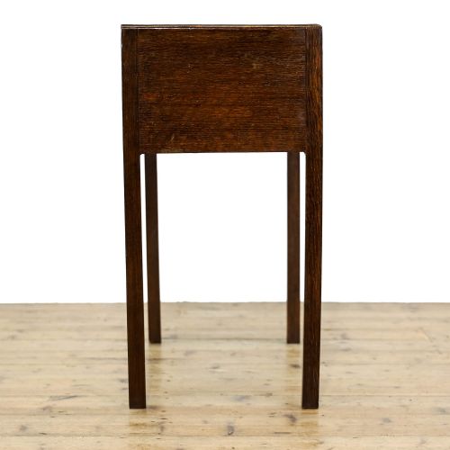 fig 3. Antique 20th Century Oak Side Table