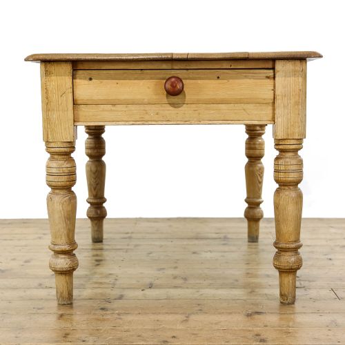 fig 2. Late Victorian Antique Pine Farmhouse Kitchen Table