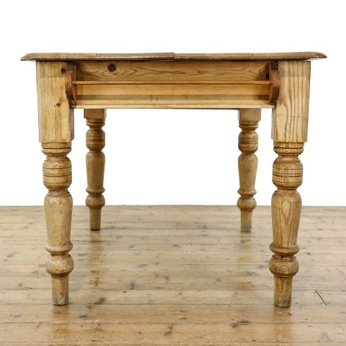 fig 3. Late Victorian Antique Pine Farmhouse Kitchen Table