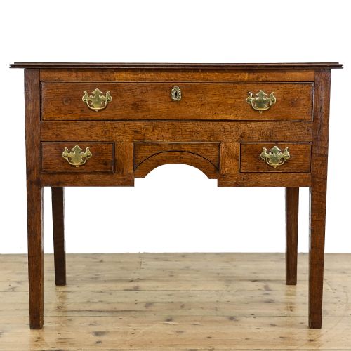 Antique 19th Century Oak Lowboy Side Table
