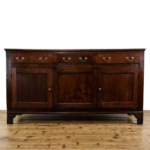 fig 1. Antique Oak Dresser Base
