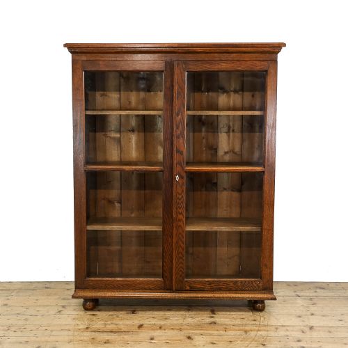 Early 20th Century Antique Oak Glazed Cabinet

