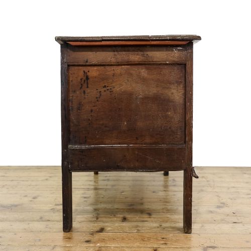fig 1. Antique Carved Oak Coffer