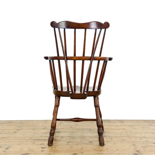fig 3. Antique Ash and Elm Comb Back Armchair