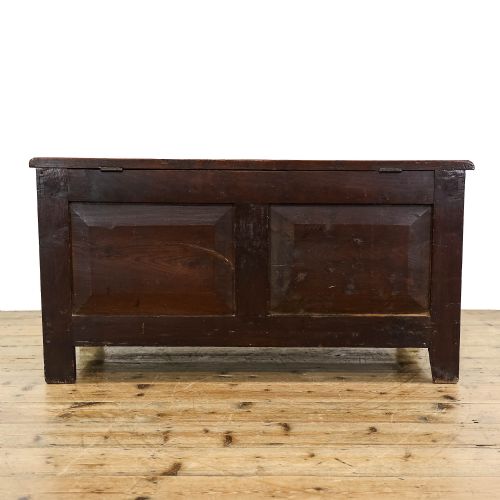 fig 3. Antique 18th Century Oak Coffer 
