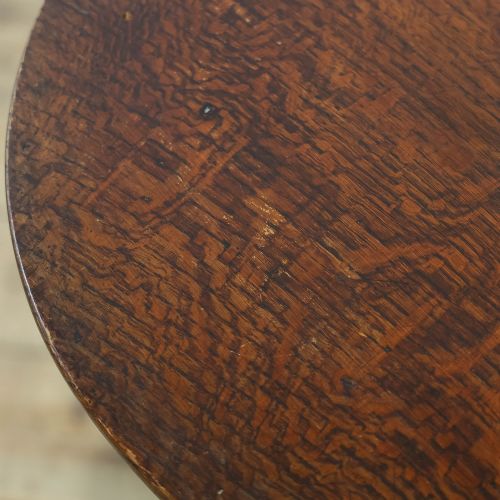 fig 3. Antique 18th Century Oak Tripod Table
