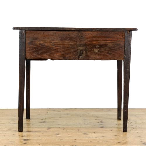 fig 3. Antique 18th Century Oak Lowboy Side Table
