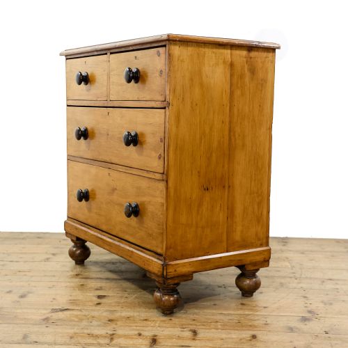 fig 1. Antique Pine Chest of Drawers