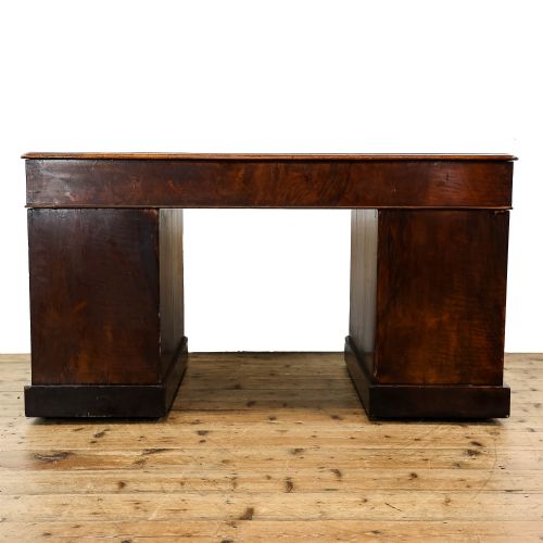 fig 3. Antique Walnut Pedestal Desk