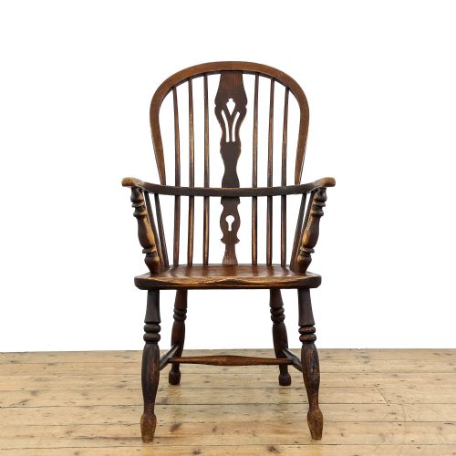 fig 1. Antique 19th Century Windsor Armchair