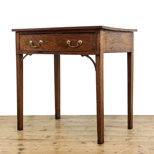 fig 1. Antique Georgian Oak Side Table