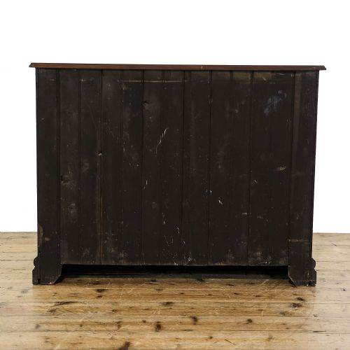 ANTIQUE EDWARDIAN MAHOGANY CHEST OF DRAWERS - ADDITIONAL PHOTO 4