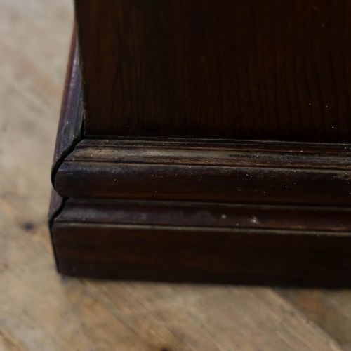 ANTIQUE EDWARDIAN MAHOGANY CHEST OF DRAWERS - ADDITIONAL PHOTO 8