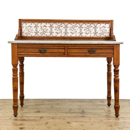 Antique Edwardian Marble Top Washstand
