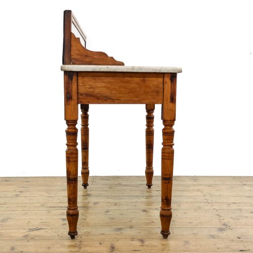 fig 1. Antique Edwardian Marble Top Washstand