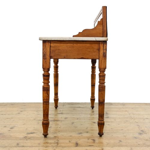 fig 3. Antique Edwardian Marble Top Washstand