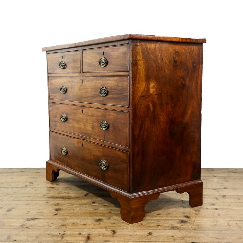 fig 1. Antique 19th Century Mahogany Chest of Drawers